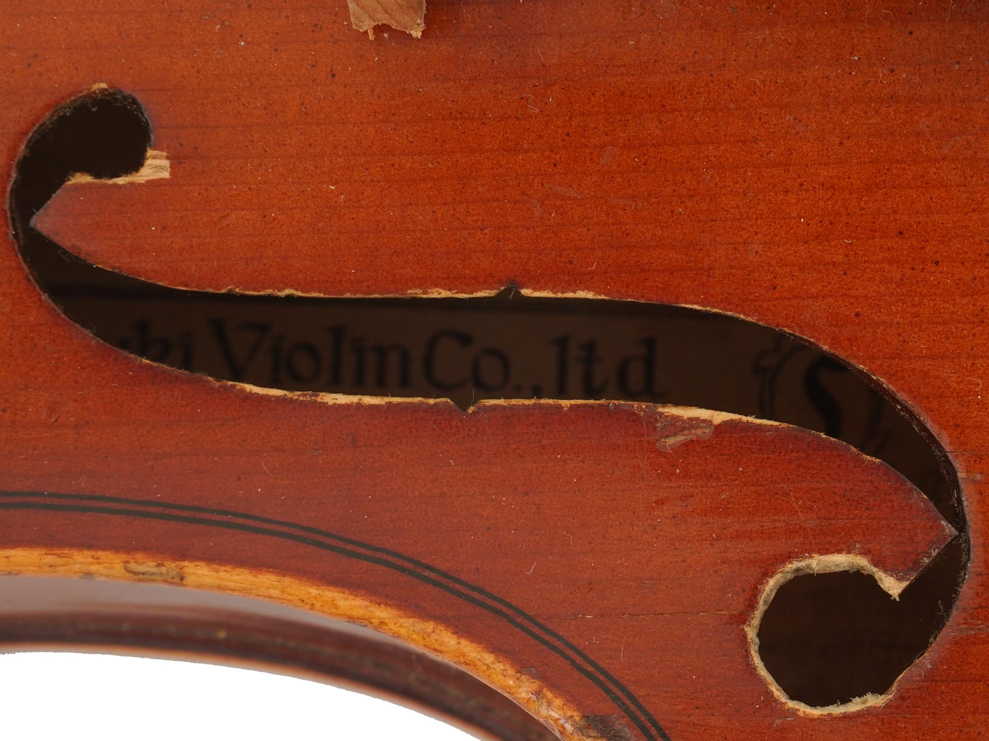 JAPANESE KISO SUZUKI STRADIVARIUS VIOLIN IN CASE PIC-4